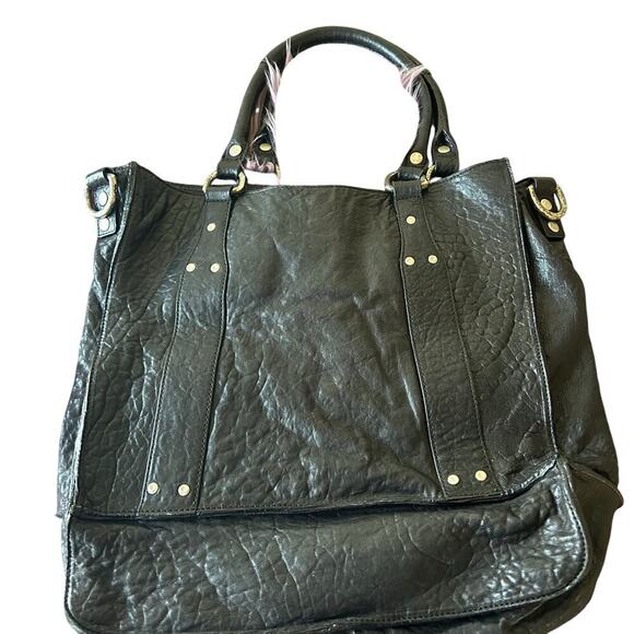 WILL leather goods leather black tote bag - Picture 14 of 14